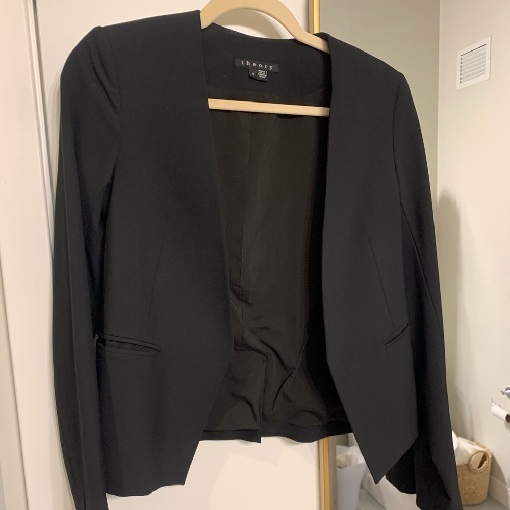 Theory Size 0 Black Blazer